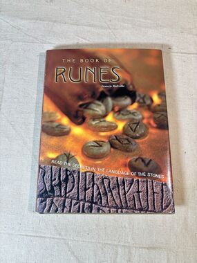 The Book Of Runes by Francis Melville HC/DJ VERY GOOD Norse Magic Tradition